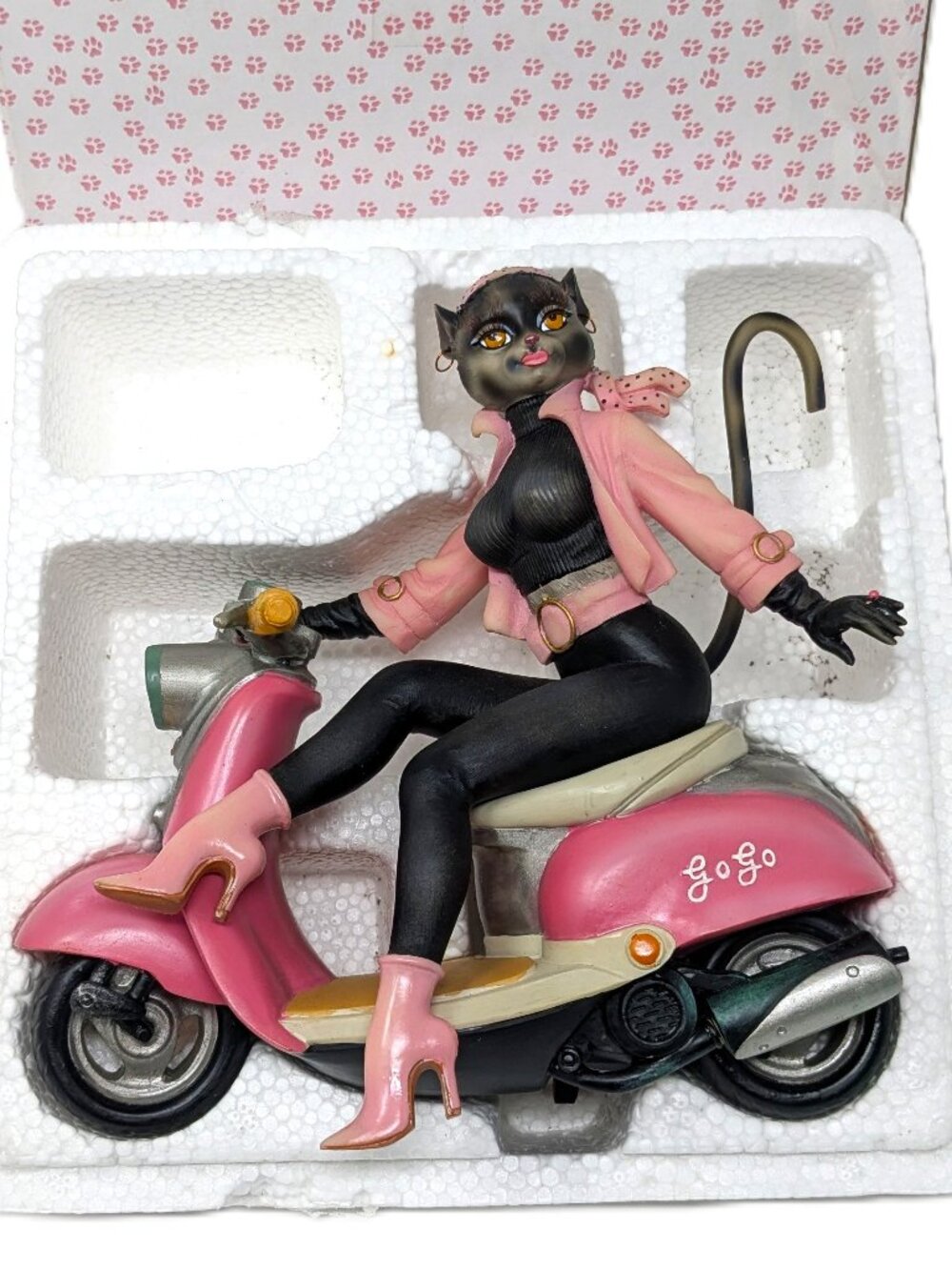Margaret Le Van Alley Cats Go Go Pink Lady Scooter Cool Rider Retired Artisan